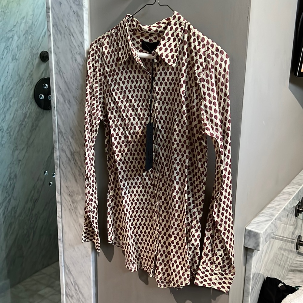 Nili Lotan paisley blouse